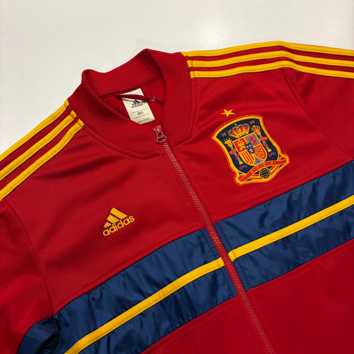[95] 12s 아디다스 스페인 트랙탑 축구 져지 집업 C829 상품이미지3