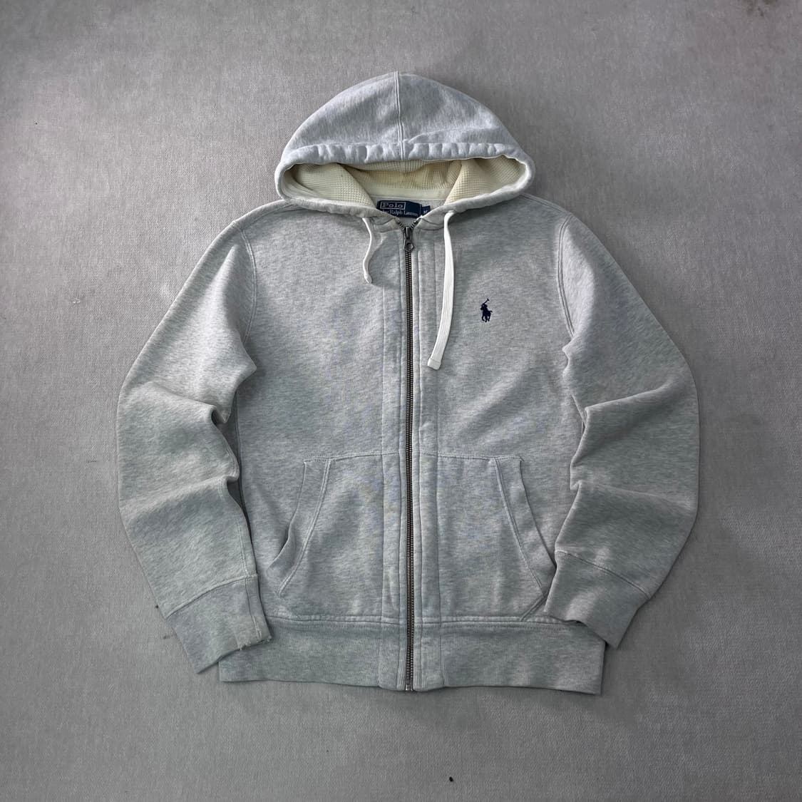 95 폴로랄프로렌 와플 그레이 후드집업 상품이미지1