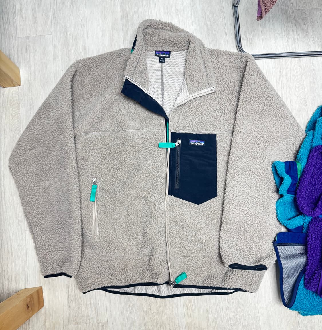 XL 파타고니아 레트로 플리스 자켓 베이지 상품이미지2