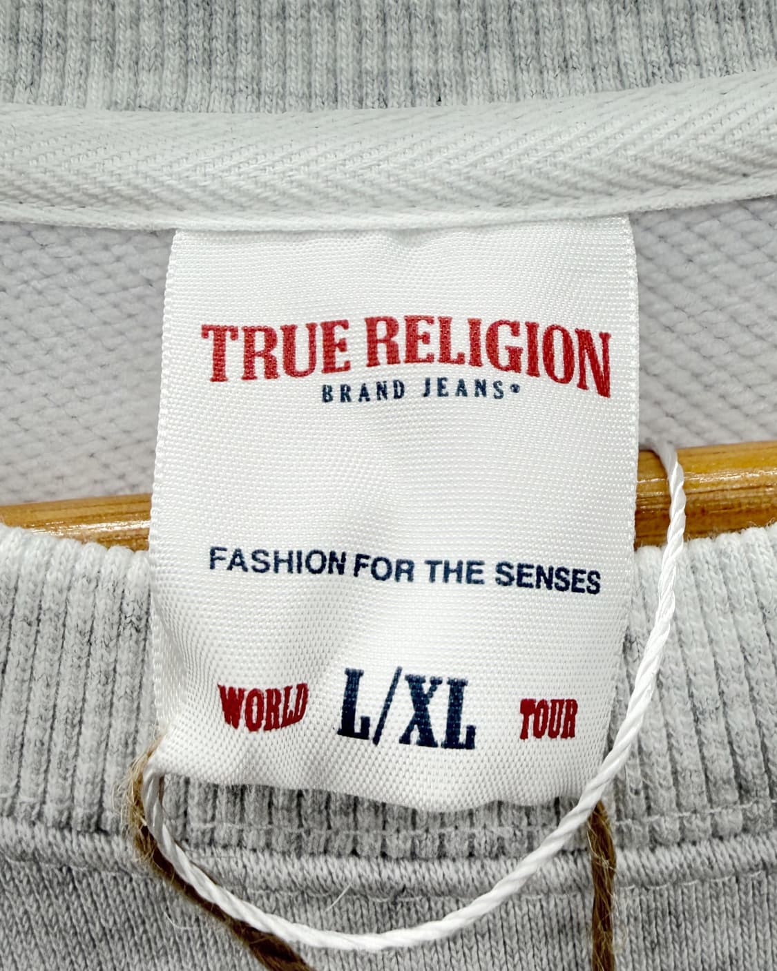 트루릴리젼 USA 성조기 크루넥 스웻 맨투맨 그레이 상품이미지7