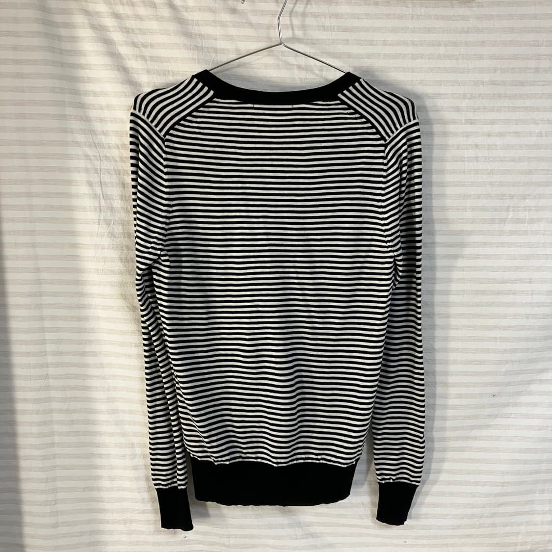 빈티지 블랙 스트라이프 가디건 1000 y2k 스트릿 갸루 펑키 일본빈티 상품이미지2