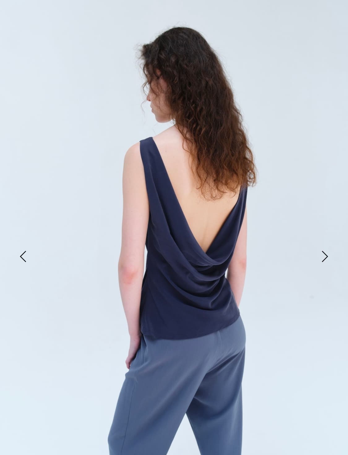 리포스 Repos back drape sleeveless 백 드레이프 상품이미지1