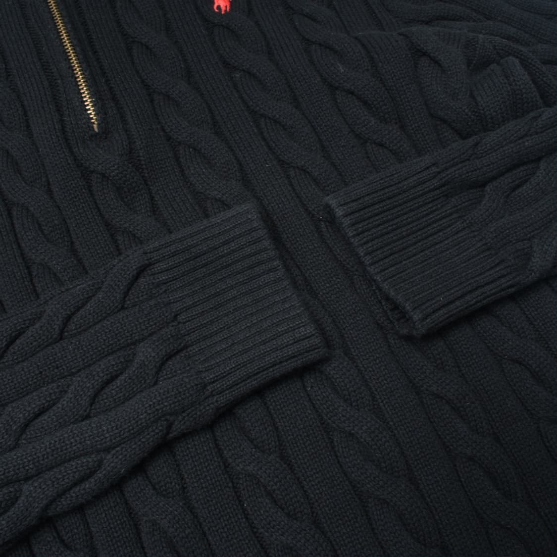  폴로랄프로렌 최신형 큐알라벨 코튼 케이블 니트 스웨터 XL N0756 상품이미지3