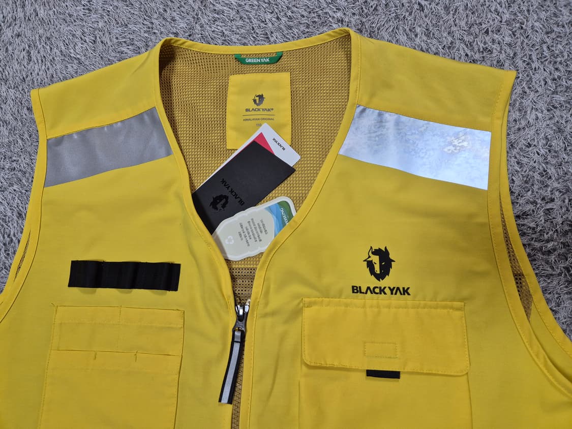 [새상품]블랙야크 남성 안전 조끼 110 상품이미지2