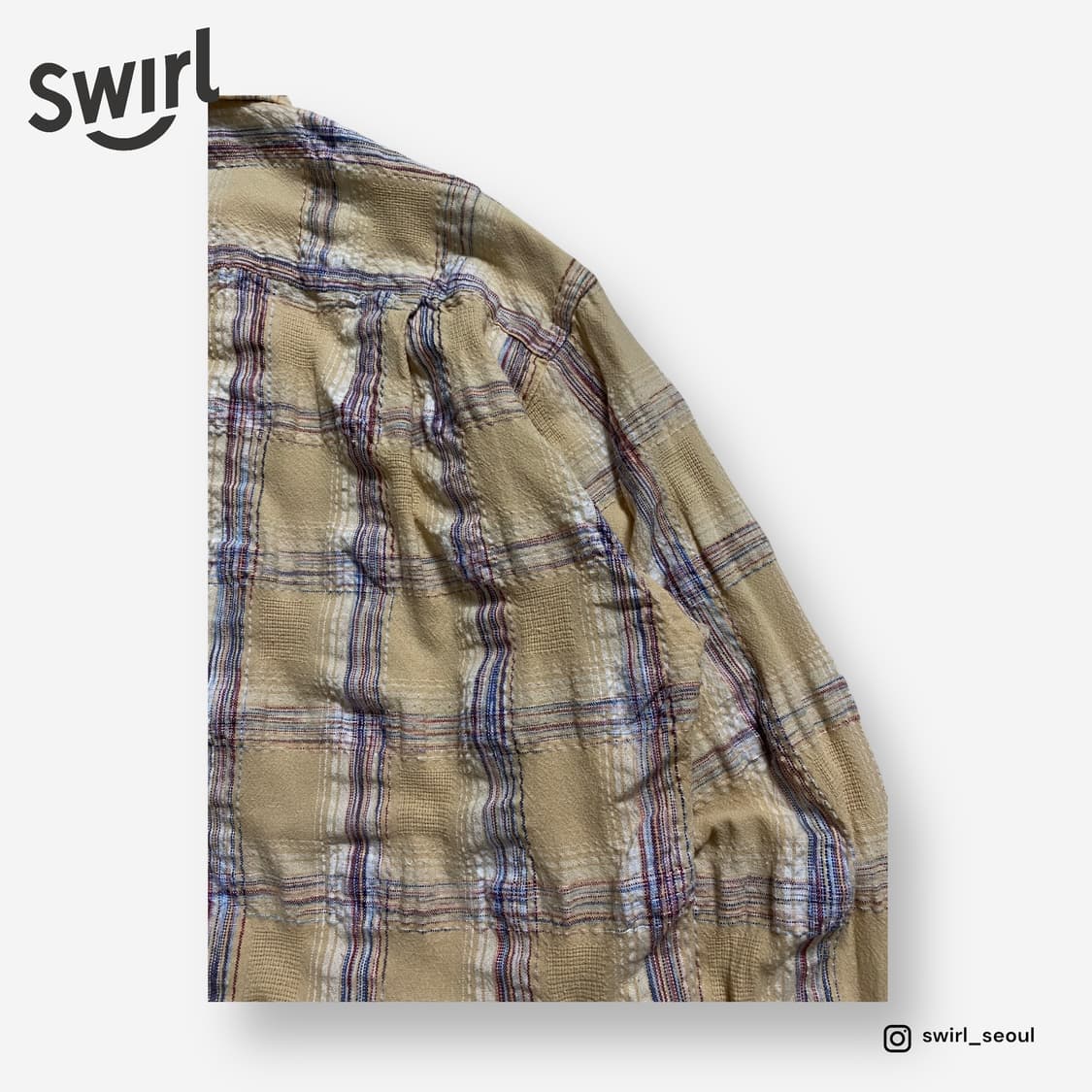 🌊Sugar cane slub shirts 상품이미지5