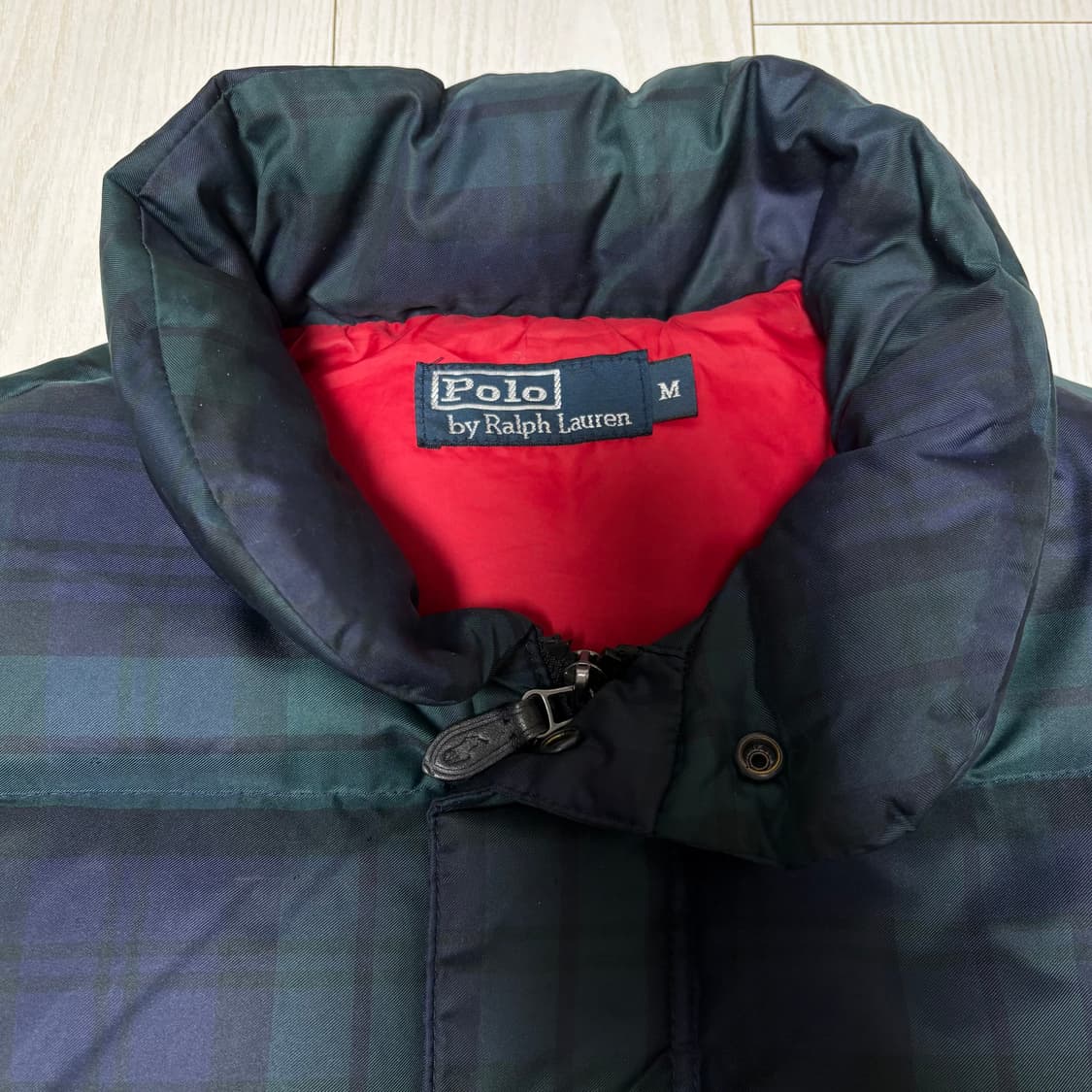 [M] 폴로 랄프로렌 타탄체크 베스트 패딩조끼 상품이미지2