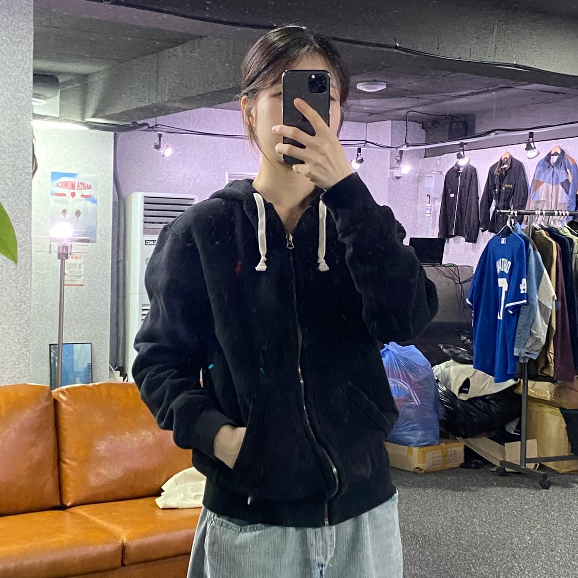 폴로 랄프로렌 레드로고 후드집업 B3071 상품이미지1