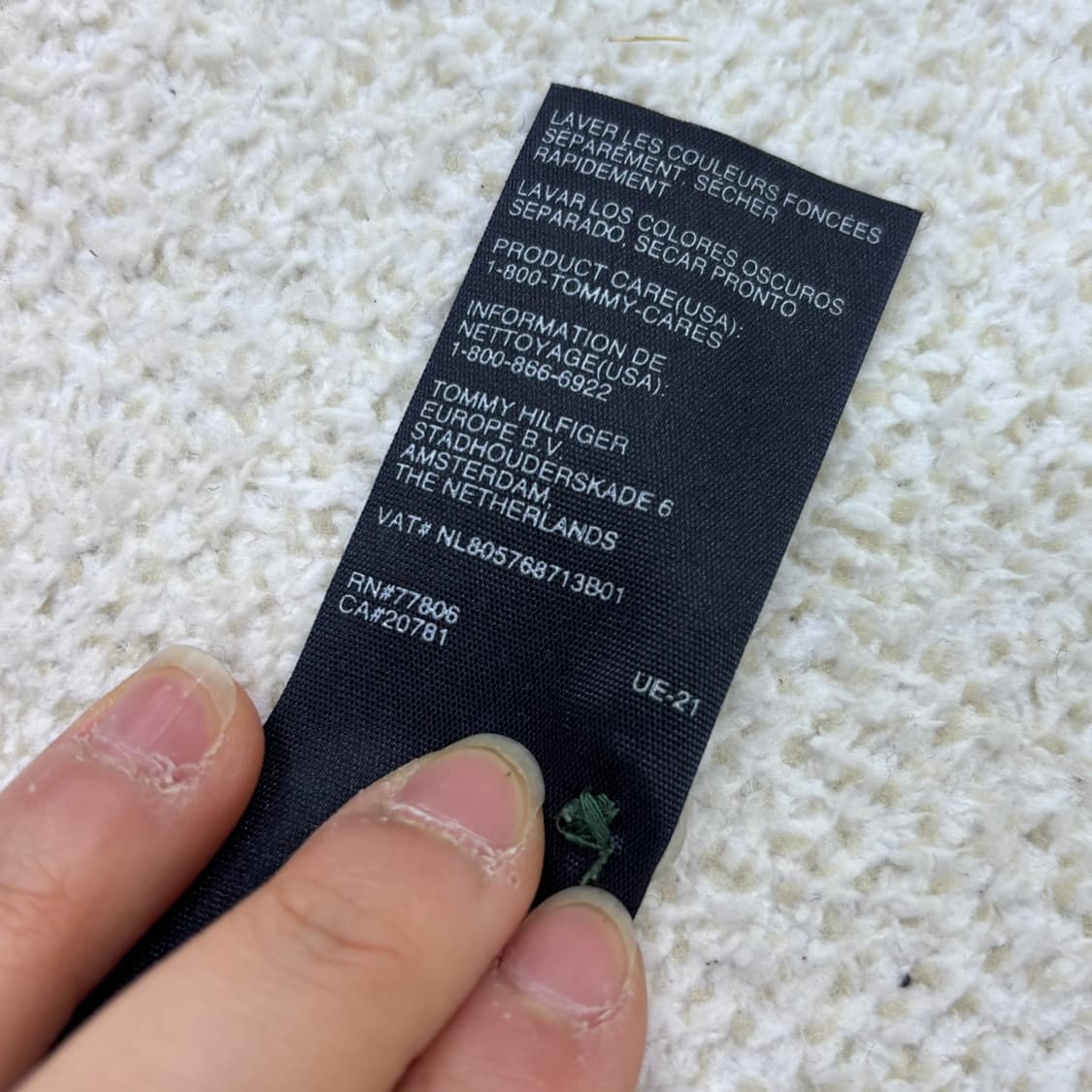 XS 타미힐피거 여성 반팔 카라 티셔츠 0319E 상품이미지5