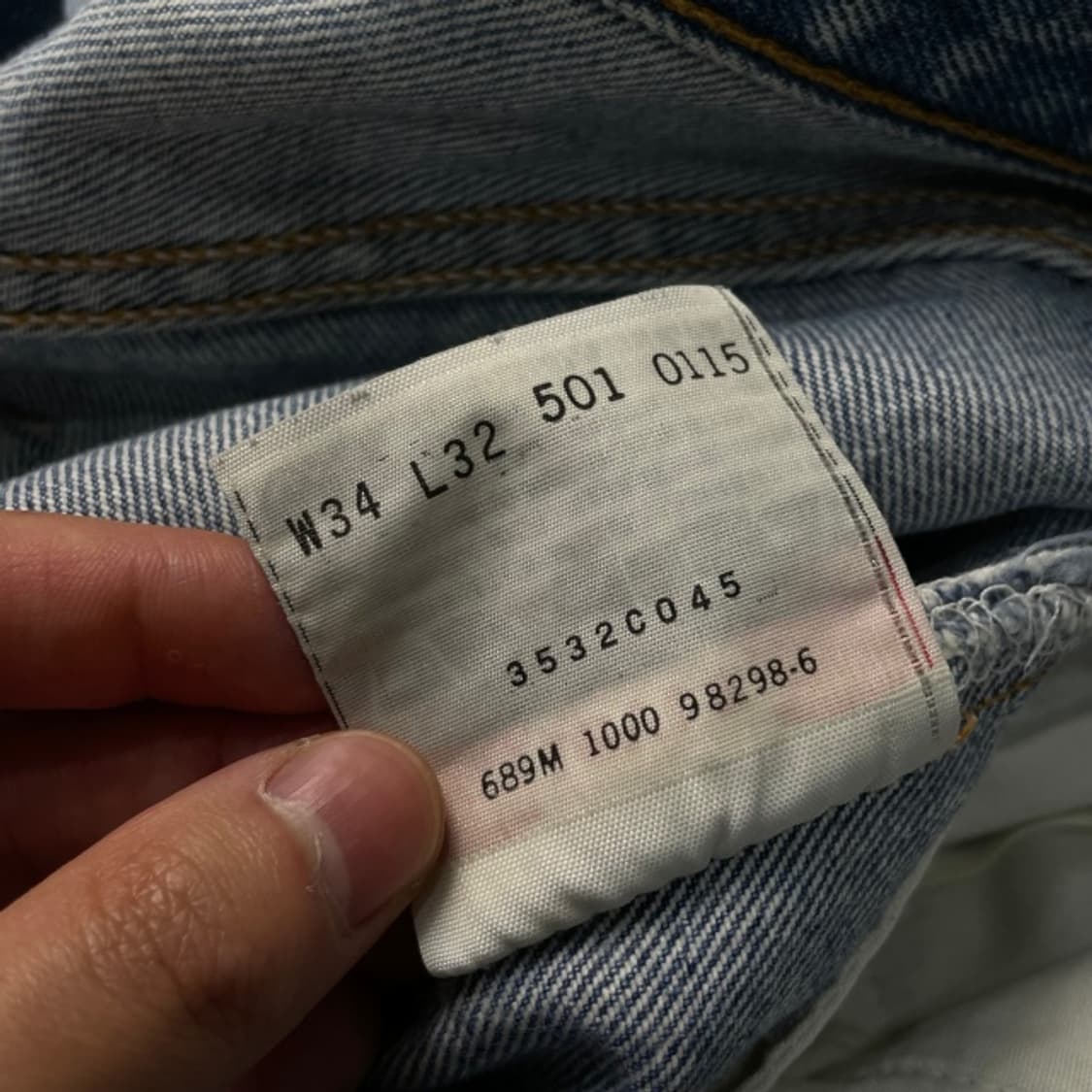34 리바이스 501 청바지 상품이미지4