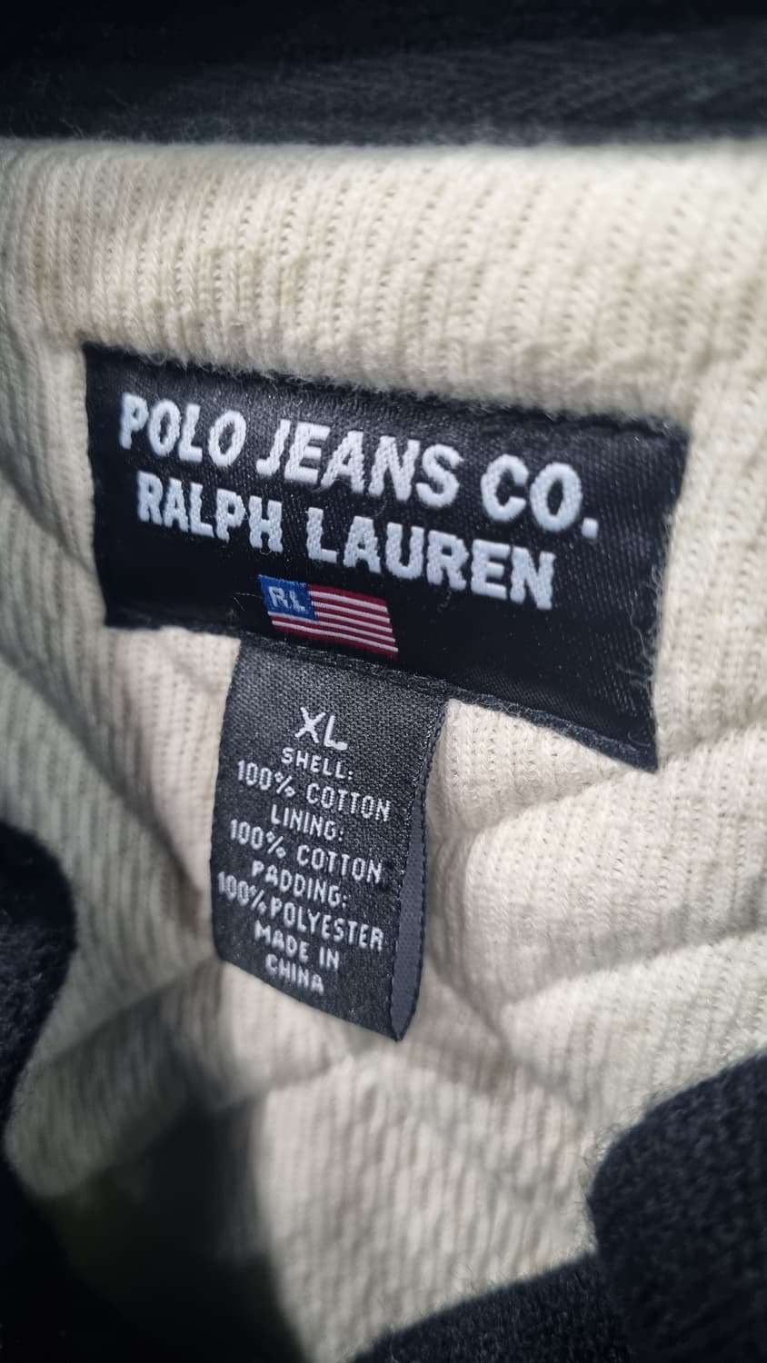 폴로 진스)) 레트로 퀄팅 데님 블루종  xL(105~110) 상품이미지2