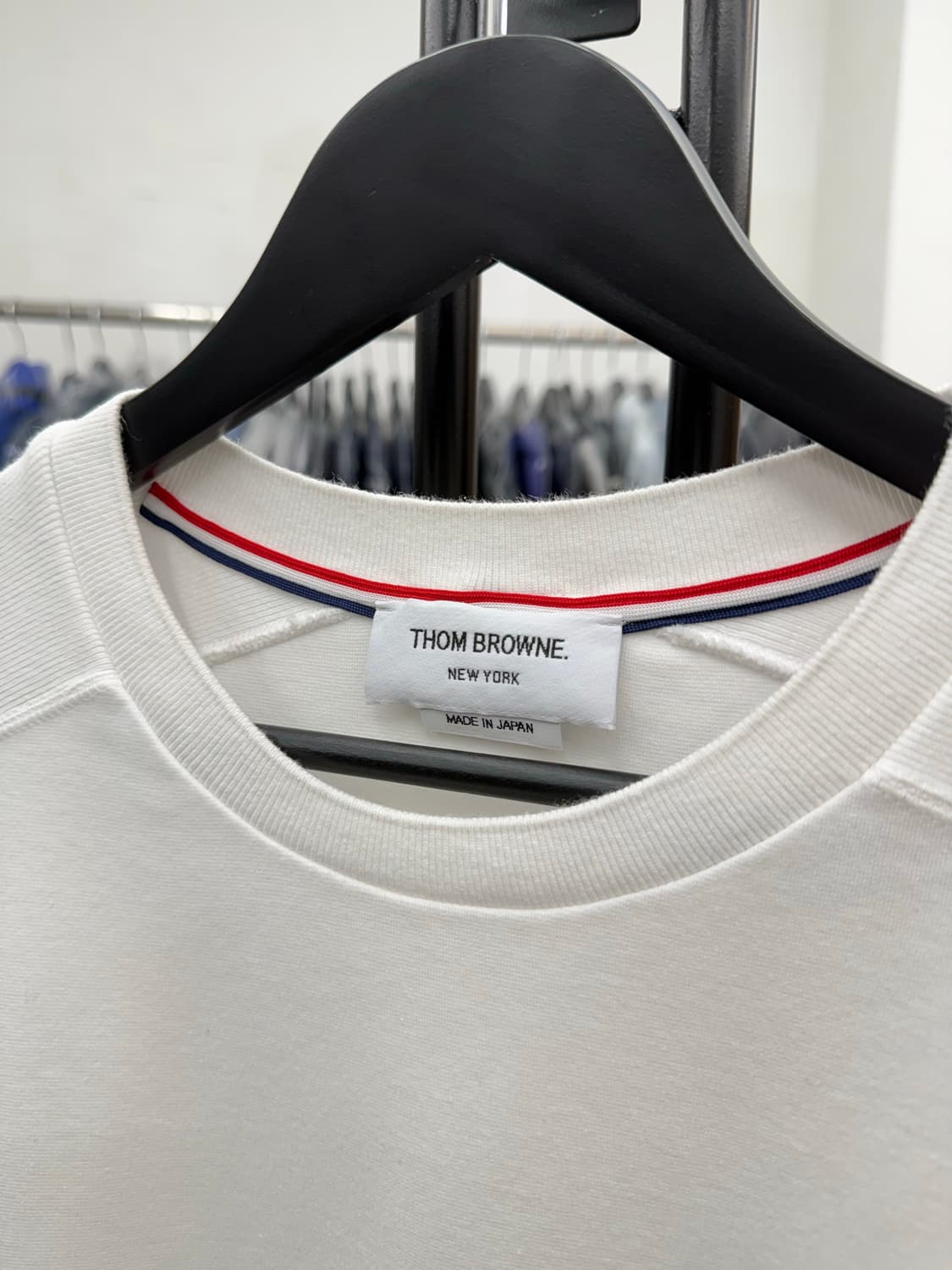 [2] 톰브라운 사선완장 코튼 반팔티 상품이미지6