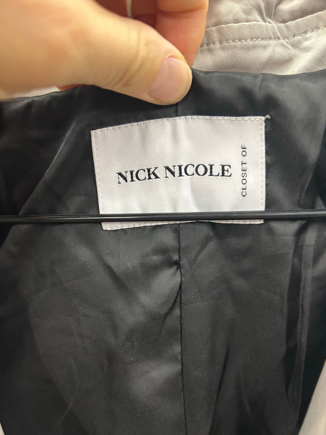 NICK NICOLE 베이지 트렌치 코트 상품이미지6