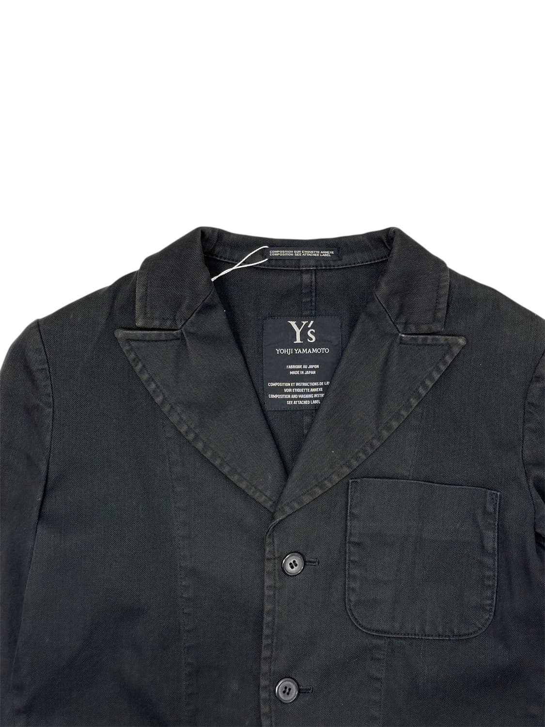 Y’s Yohji Yamamoto Cropped Jacket 상품이미지2