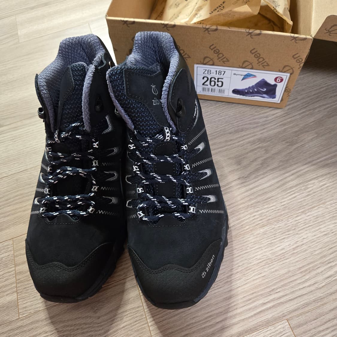 새상품)지벤 안전화 ZB-187 265mm 블랙 상품이미지3