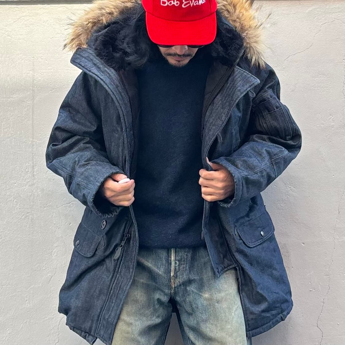 미국 스피왁 데님 n3b 파카 상품이미지9