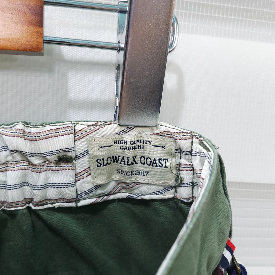 SLOWALK COAST 와이드 퍼티그 크롭팬츠- 우먼L 상품이미지8