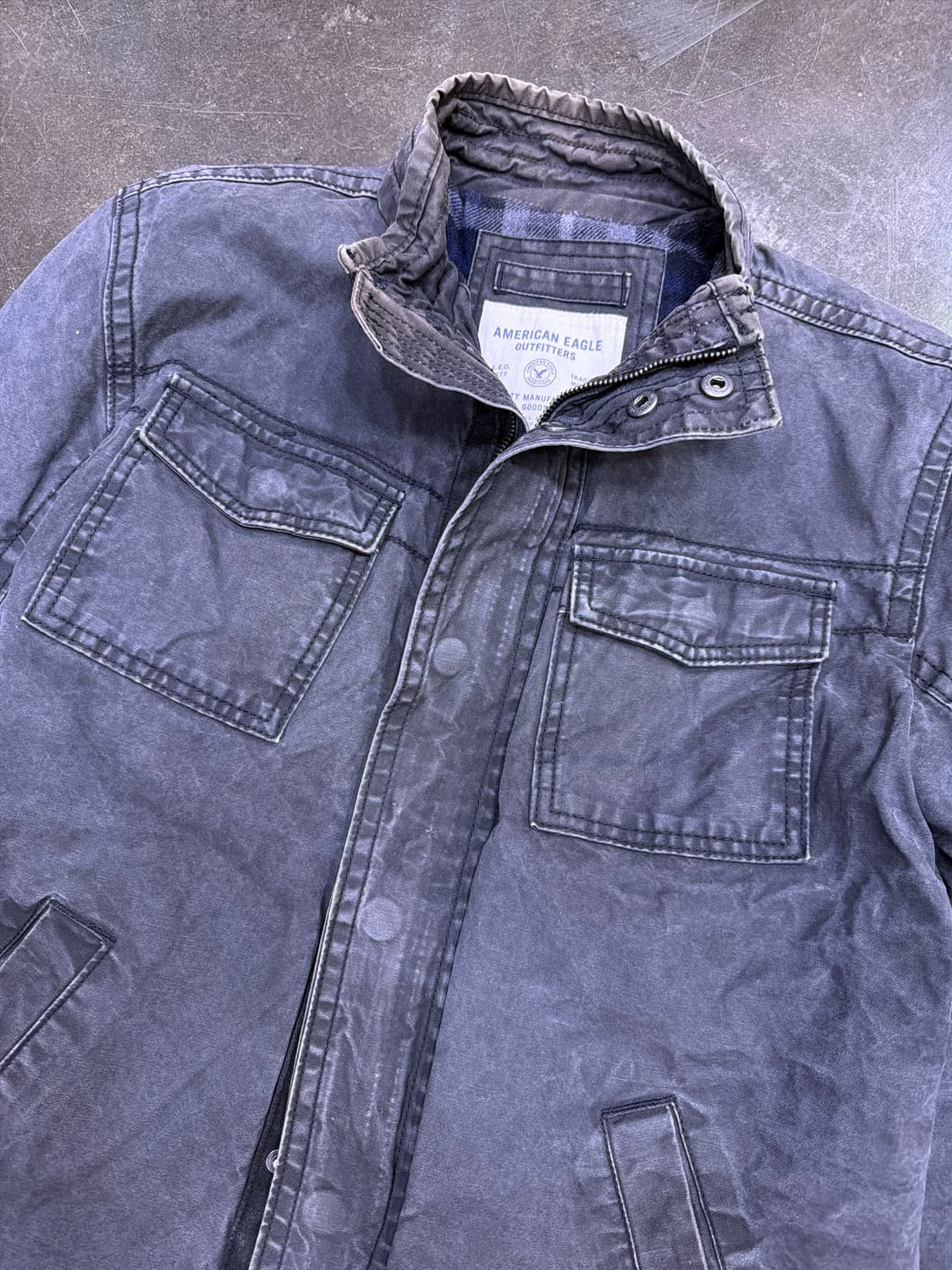 아메리칸이글 아웃피터스 빈티지 워싱 워크자켓 M 상품이미지4