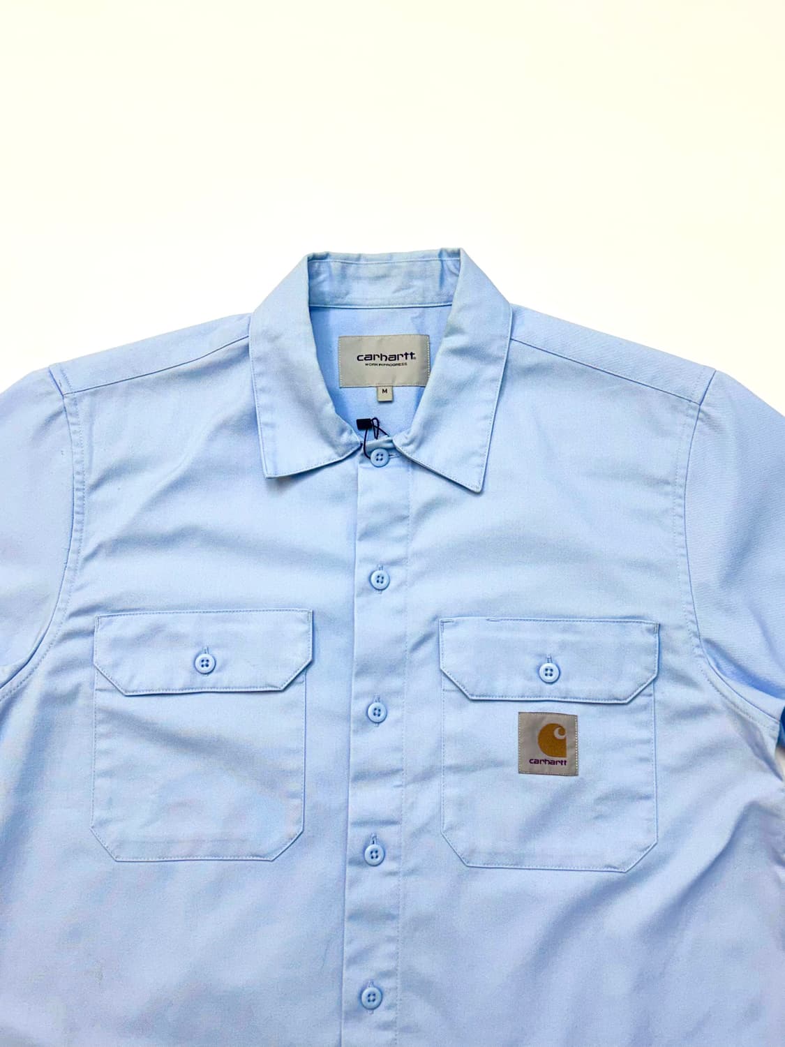 Carhartt WIP 칼하트 WIP 라이트블루 컬러 투포켓 워크 셔츠 상품이미지3