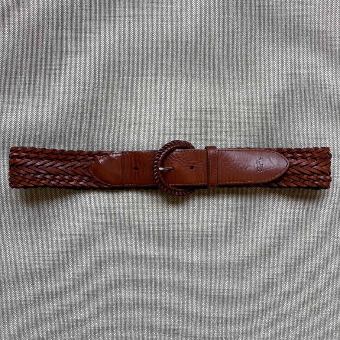 [32-33]폴로 랄프로렌 위스키탠 위빙 레더 벨트 상품이미지2