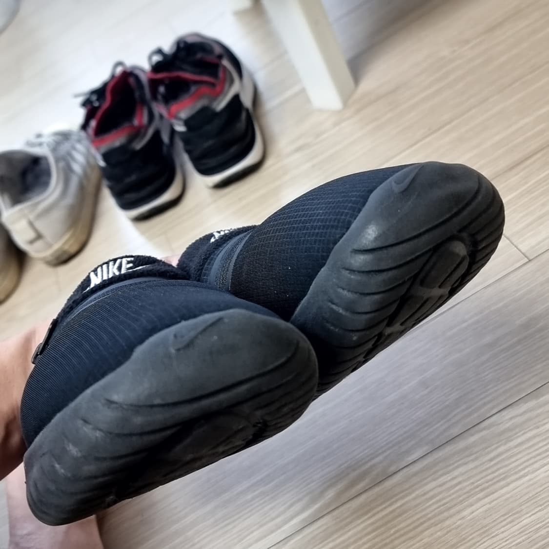 노스페이스 블랙 슬리퍼 털 실내화(260-280) 상품이미지5