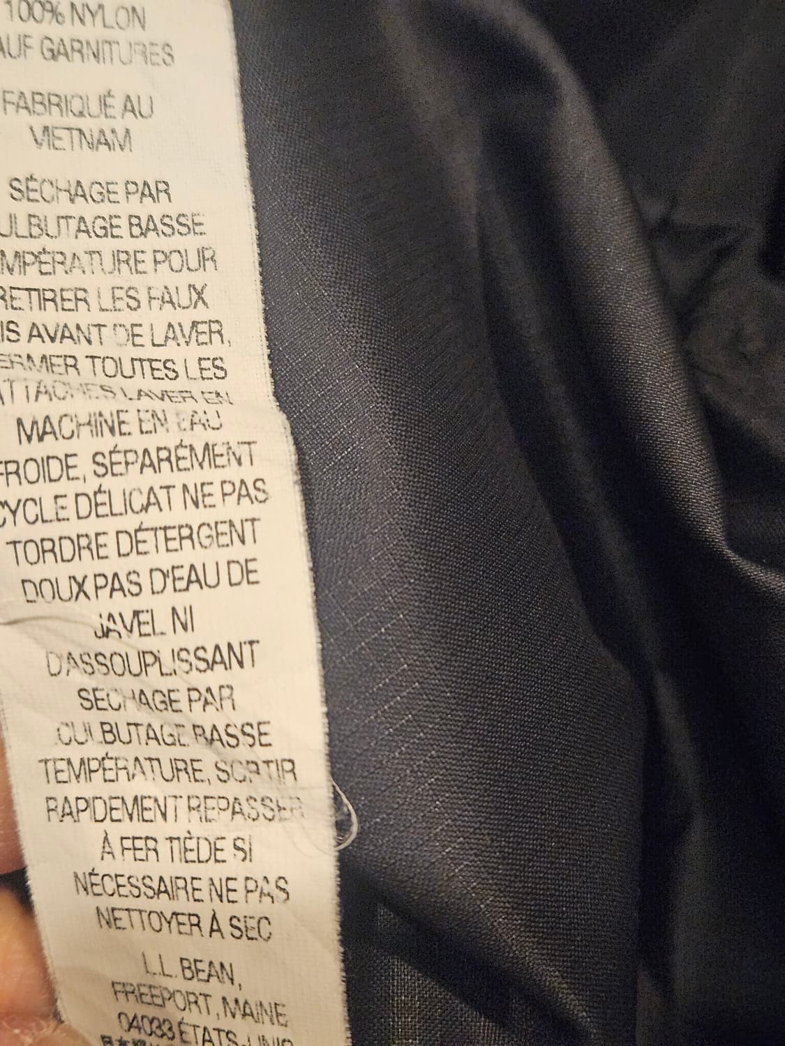 🧥 L.L.Bean 나일론 집업 자켓 / M 상품이미지8