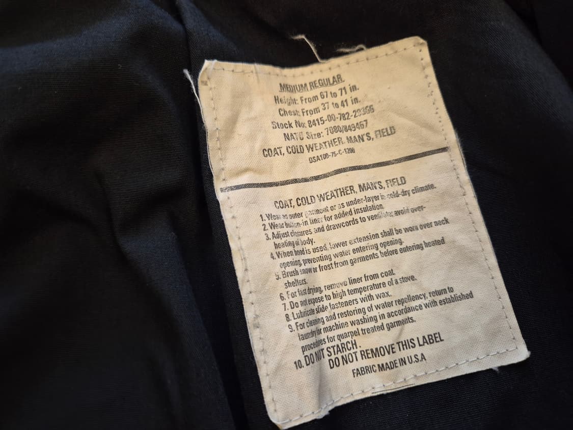 알파인더스트리 M65 필드 자켓 상품이미지7