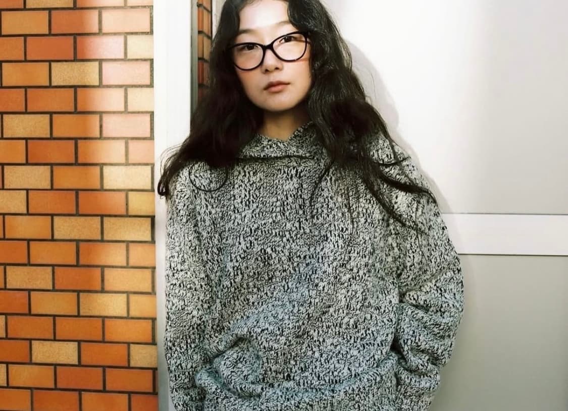 포니테일 후드 니트 상품이미지1