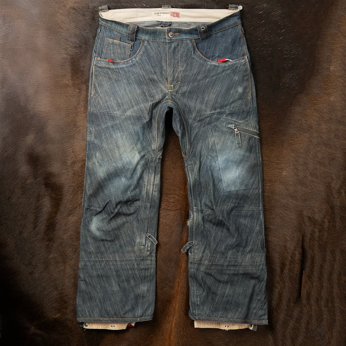 [36] 00s 리바이스 x 686 콜라보레이션 스노우보드 데님팬츠  상품이미지1