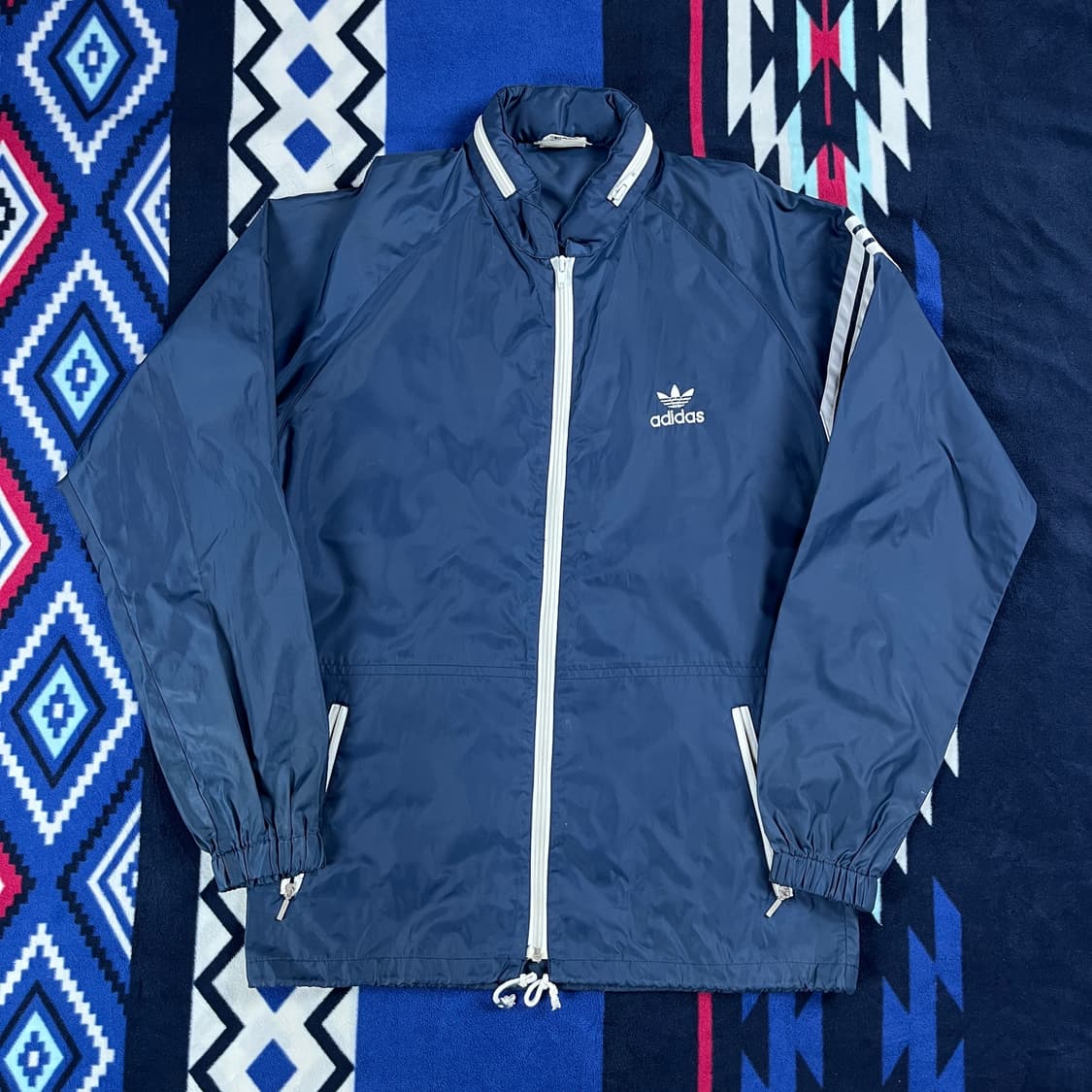 80s adidas 데상트 나일론 빈티지 바람막이(실측확인) 상품이미지1