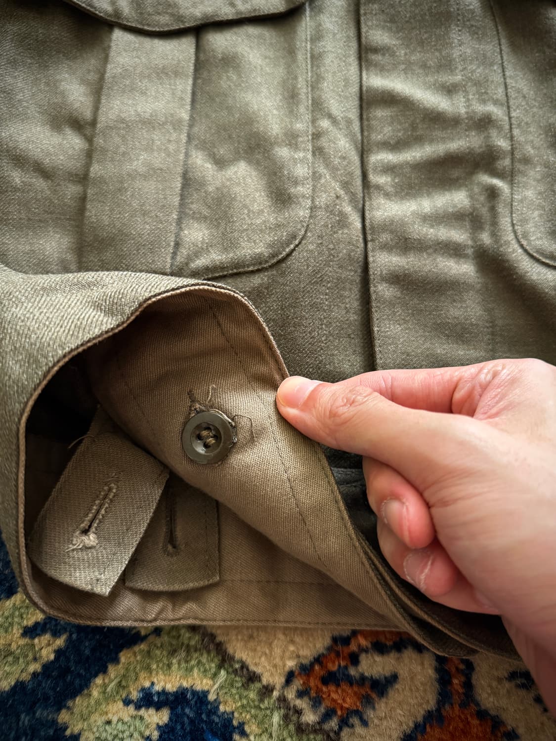 오리지널 밀리터리 60s 벨기에군 배틀 드레스 자켓 상품이미지7