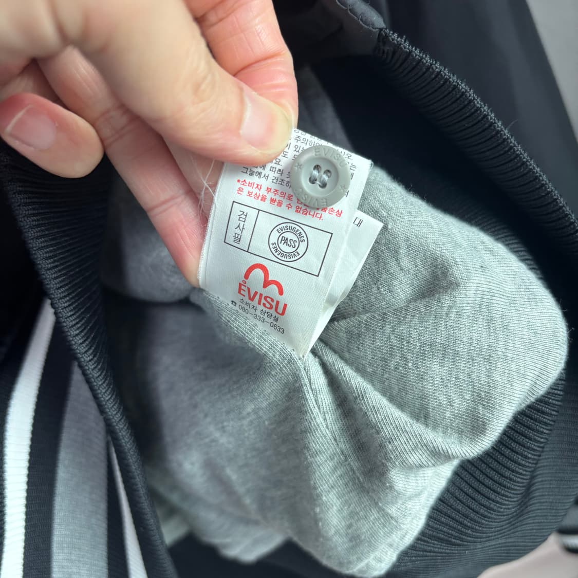 EVISU 에비수 빅로고 봄버 자켓 상품이미지4