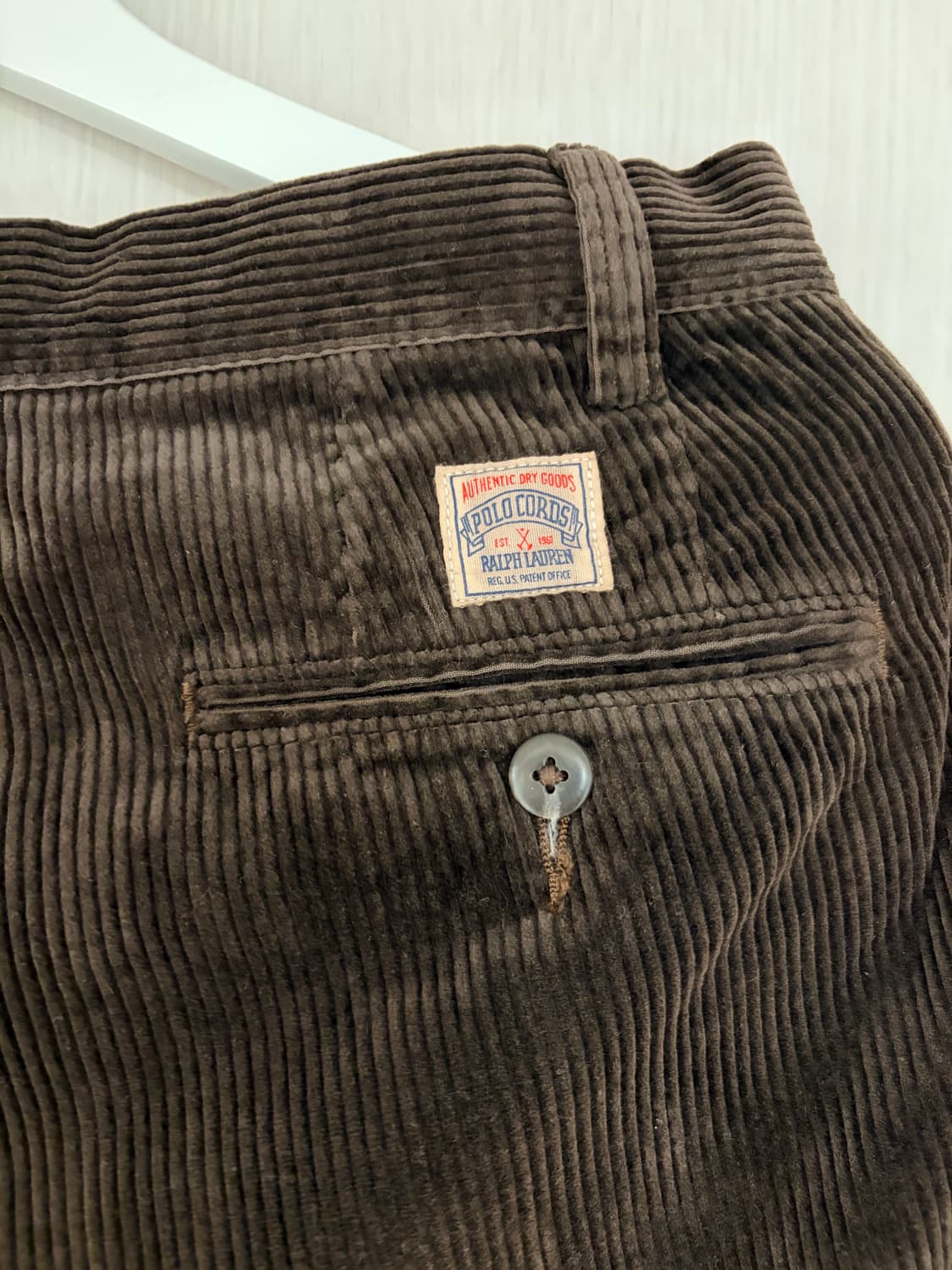 폴로 랄프로렌 휘트먼 릴렉스핏 코듀로이 팬츠 메디슨 브라운30x30 상품이미지5