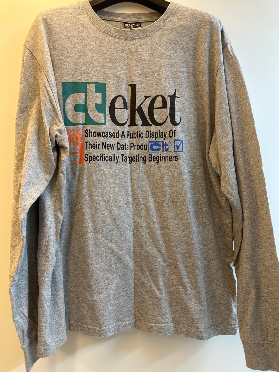 테켓 롱슬리브 그레이 M 상품이미지1