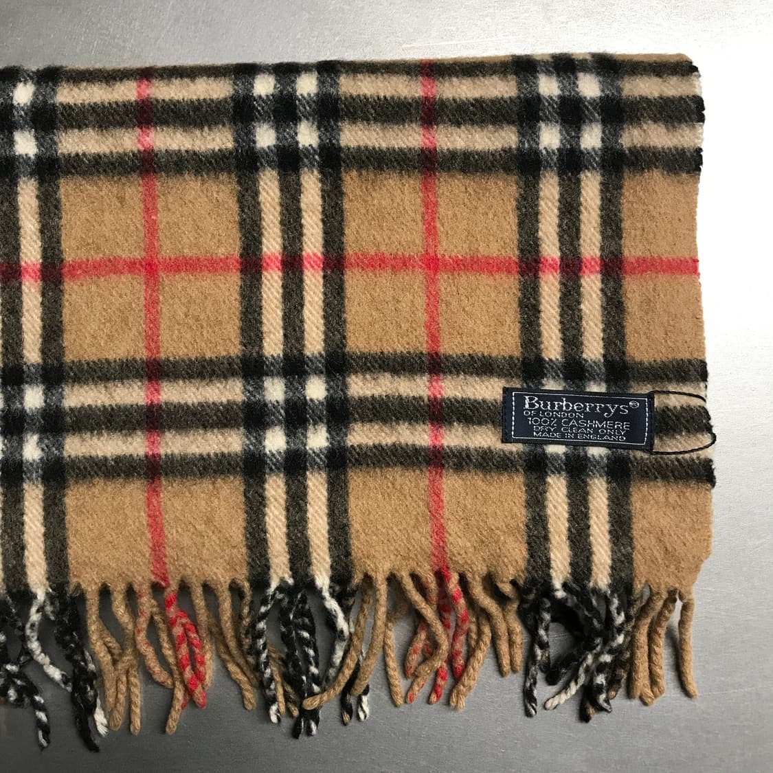 버버리 정품 캐시미어 머플러 베이지 상품이미지3
