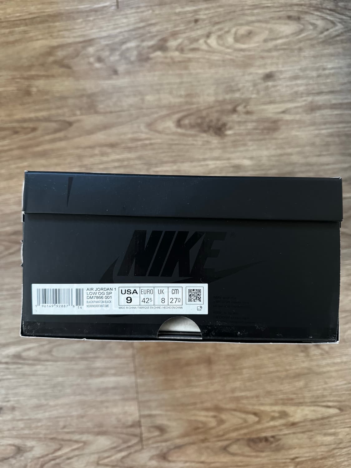나이키 에어 조던1 로우 트래비스 스캇 블랙 팬텀 270 상품이미지6