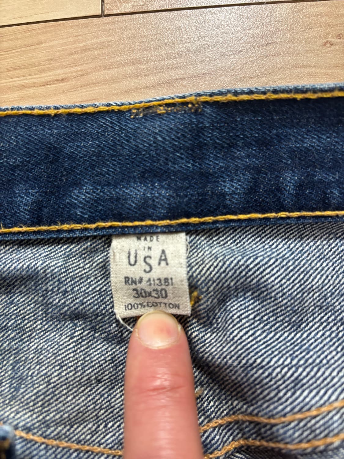 [30X30] RRL 로우 스트레이트진 스프링크릭 상품이미지6