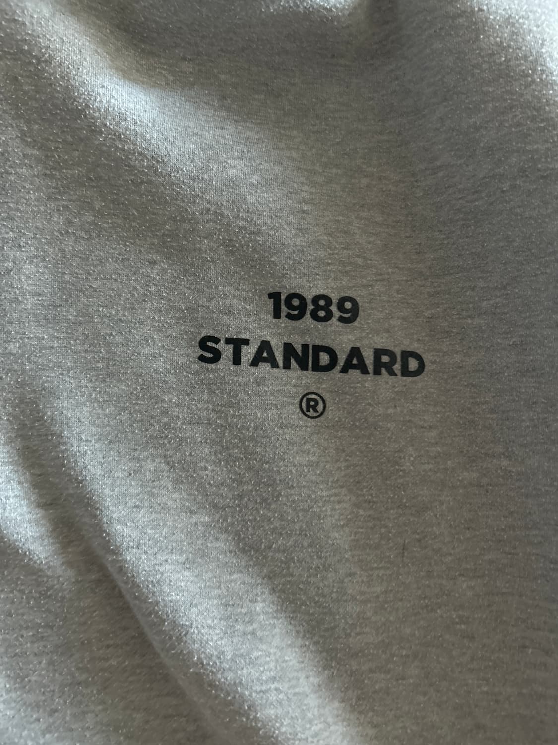 1989 스탠다드 회색 후드티 상품이미지2