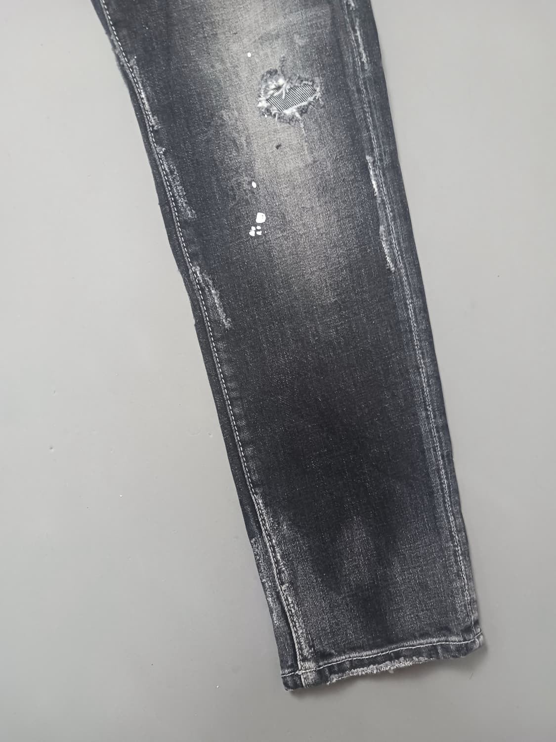 [30] 디스퀘어드2 앞지퍼 데미지 쿨가이 블랙진 청바지 상품이미지5