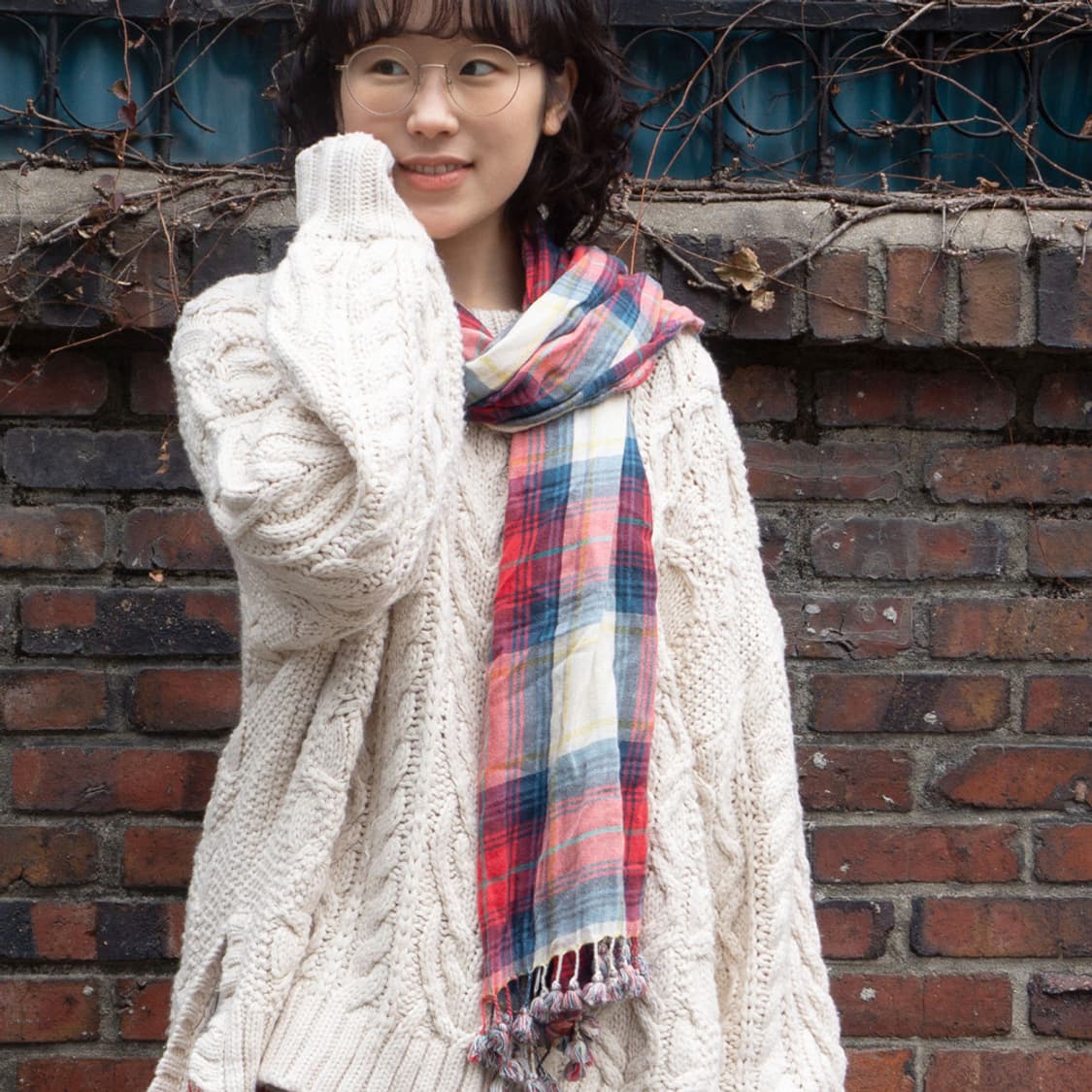 [HOLLISTER] 하루노 컬러테슬 머플러 상품이미지6