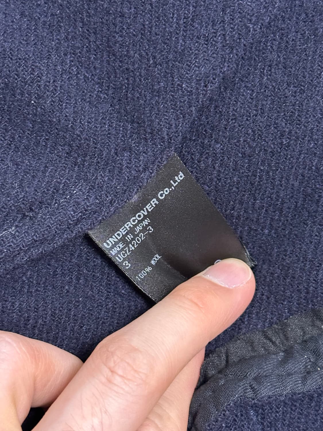 3사이즈 언더커버 21aw 축융 도킹 코트 상품이미지2