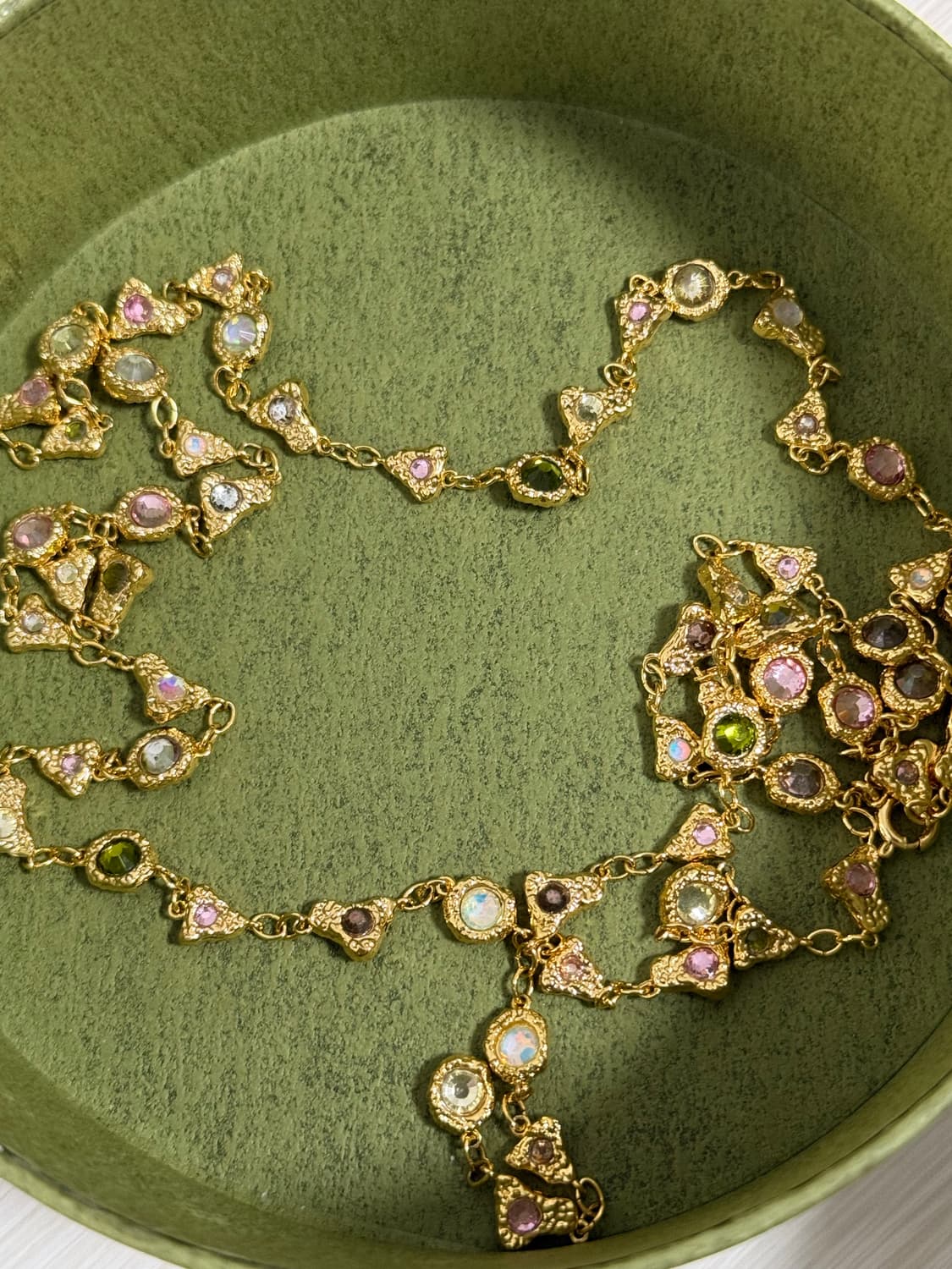 En route 앙루트 목걸이 Prism Crystal Long 상품이미지4