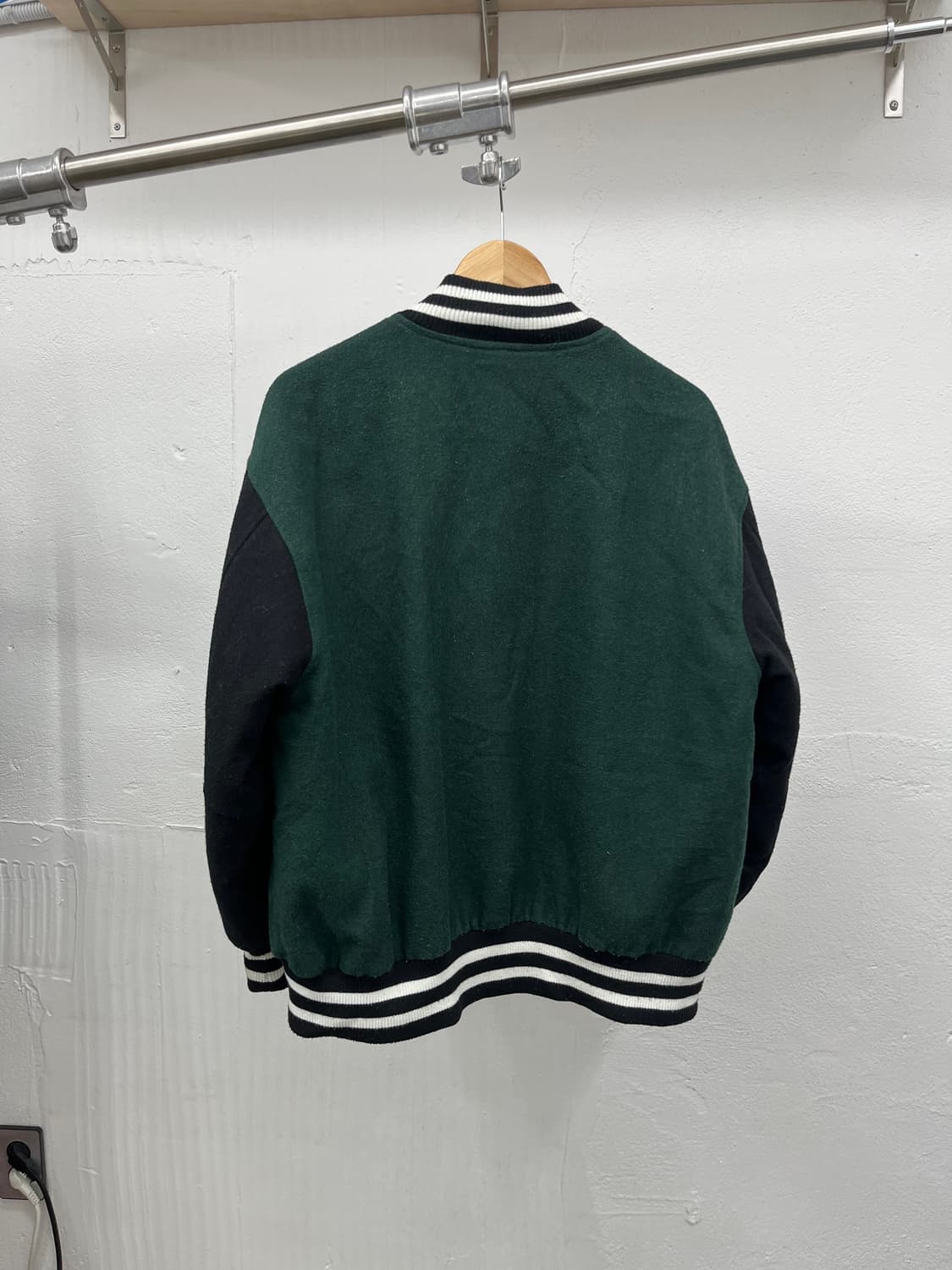 XL) BEAMS HEART WOOL VARSITY JACKET 상품이미지3