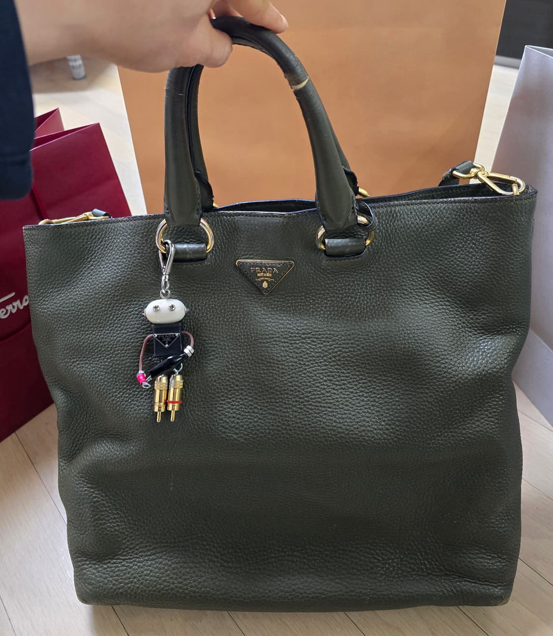 (정품)프라다 가죽 토트백 (미란다커 토드백) 상품이미지1