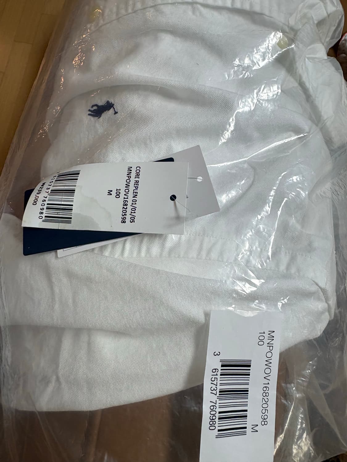 폴로랄프로렌 화이트 옥스퍼드 셔츠 m사이즈 상품이미지1