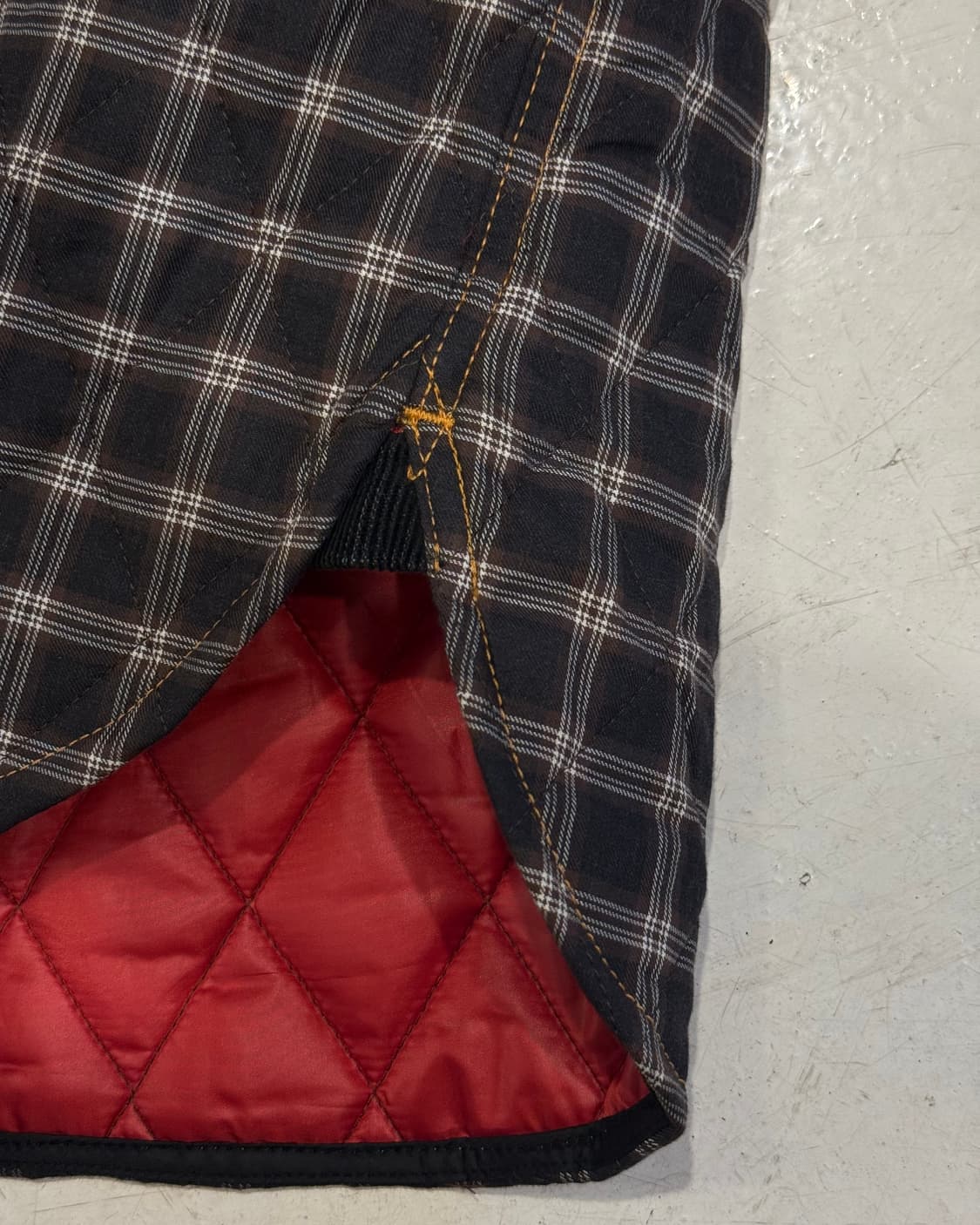 COMME des GARCONS HOMME Jpn 새상품 퀼팅 체크 셔츠 상품이미지5