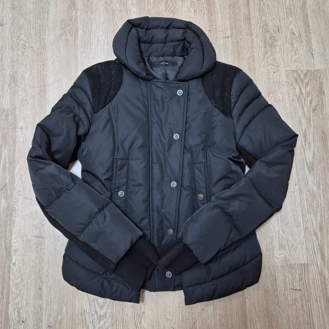 한섬 시스템 여성 덕다운 푸퍼 숏패딩  상품이미지1