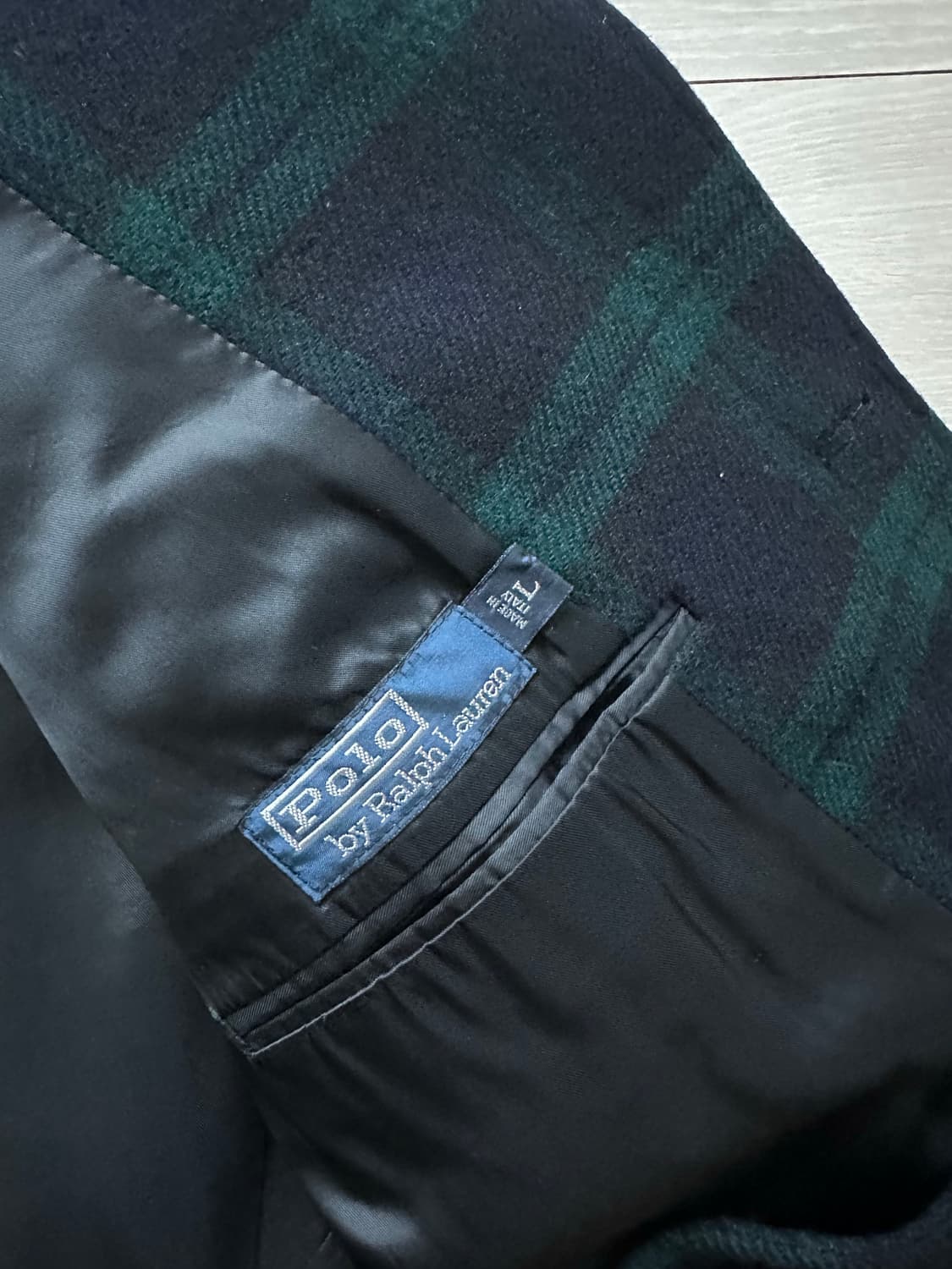 폴로 타탄 블랙와치 블레이저 상품이미지4