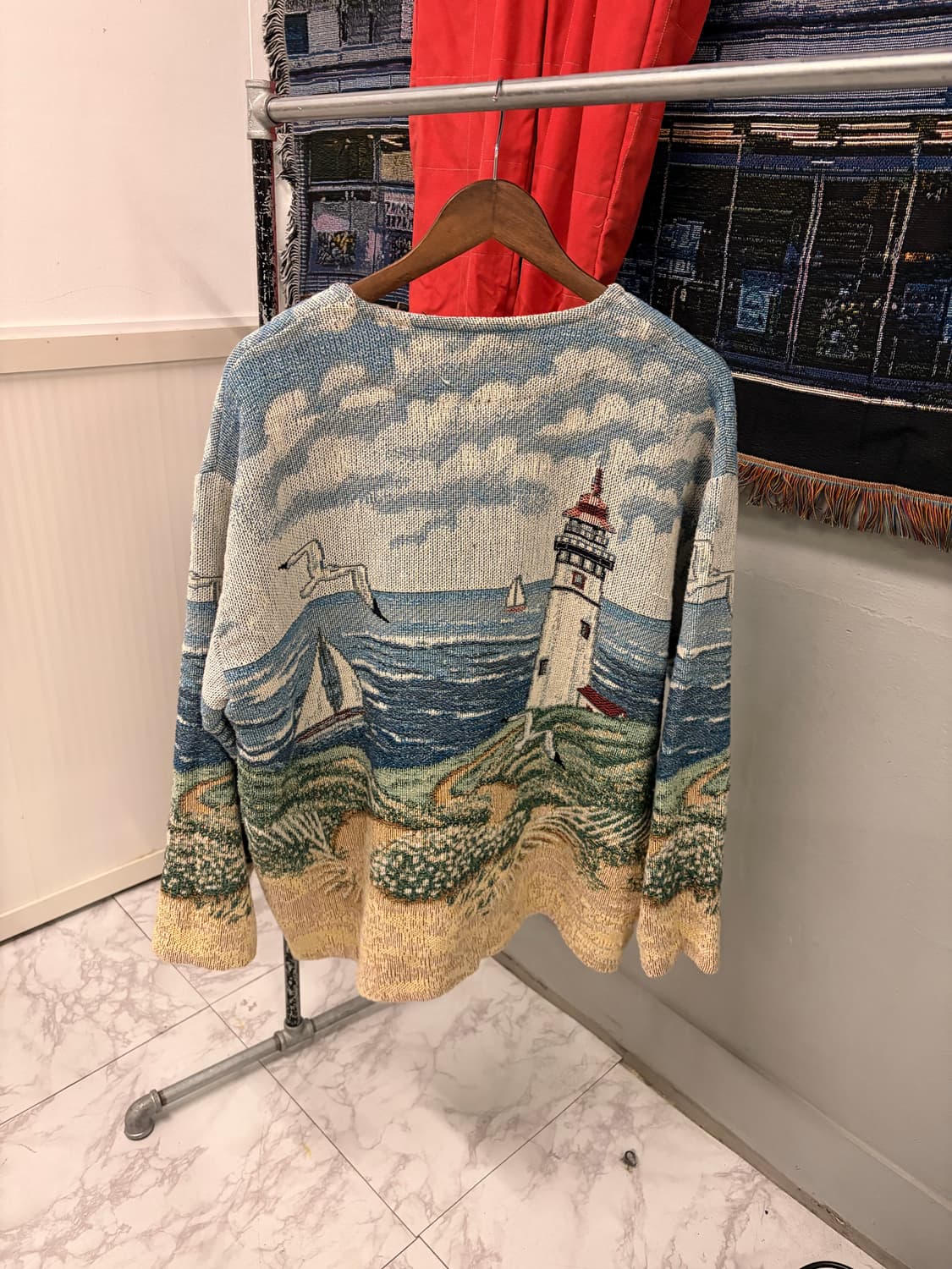 (XL) 빈티지 태피스트릿 지켓 a1 상품이미지2