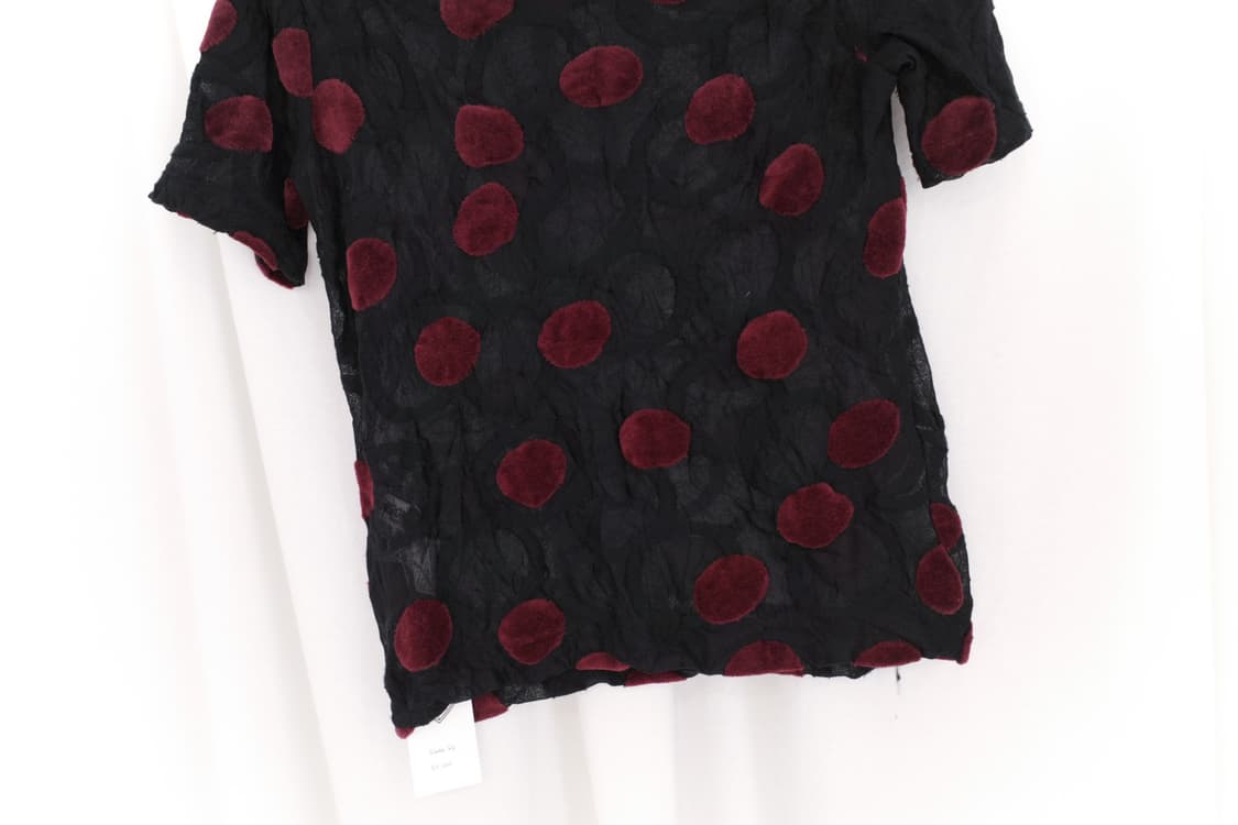 hiroko koshino) dot see-through half T 상품이미지3