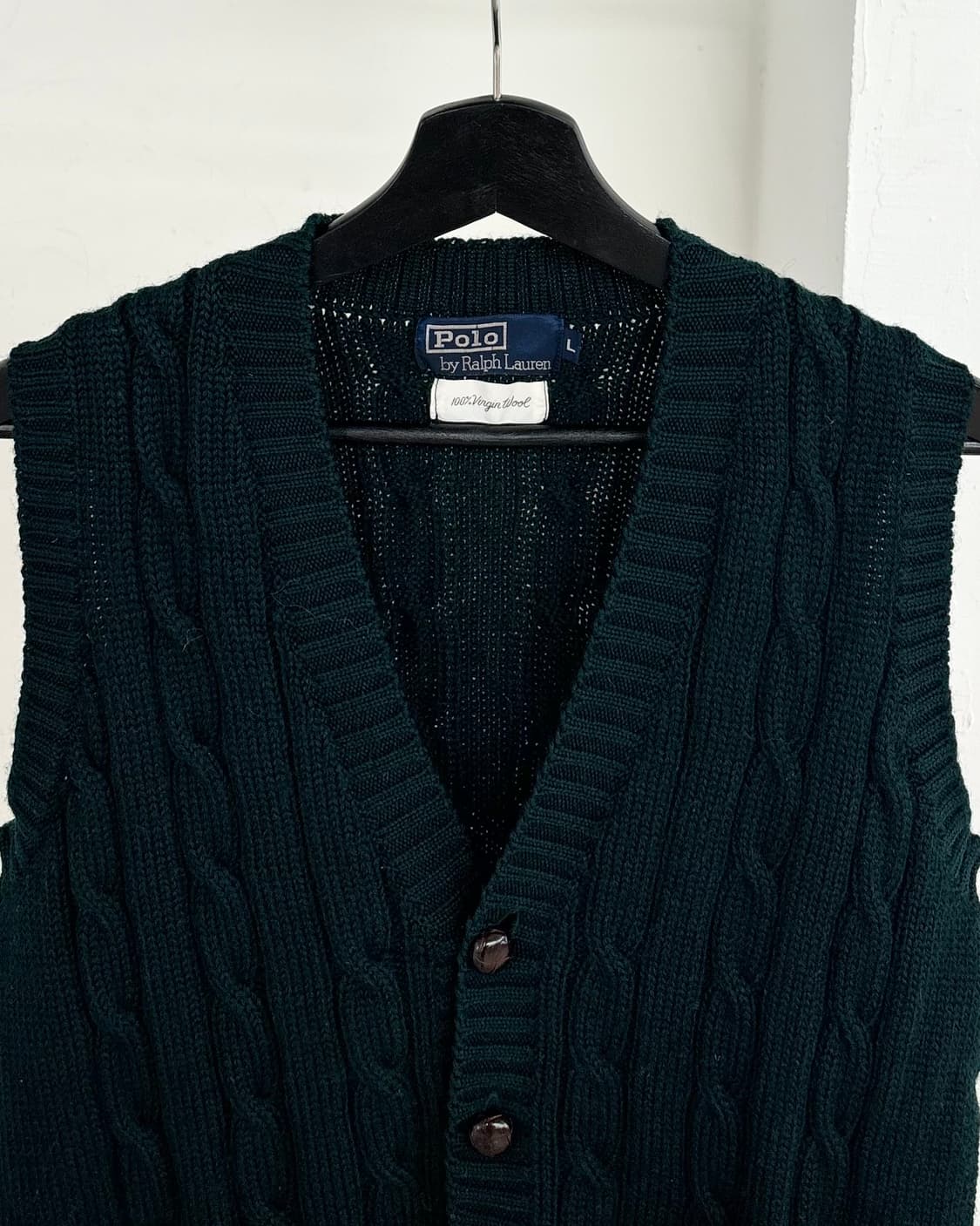 폴로 랄프로렌 그린 니트 베스트 상품이미지2